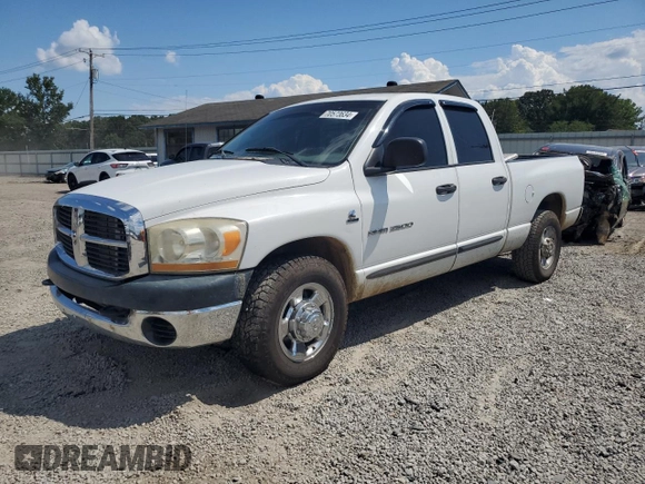 2006 Dodge Ram 2500 SLT with VIN 3D7KR28C66G121229, listed as a Copart auction lot 70573634 with 218,918 mi miles and Non Repairable. Bid and sale history available at carsss.com. Image 1.