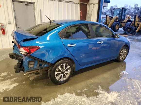 2022 Kia Rio LX with VIN 3KPA24AD3NE497373, listed as a Copart auction lot 84286184 with 27,628 mi miles and Salvage Title. Bid and sale history available at carsss.com. Image 3.