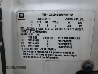 1999 Cadillac Eldorado z VIN 1G6EL12Y5XU600699, wystawiony jako Copart lot #88164505 z przebiegiem 140 075 mil mil oraz Szkoda całkowita • Salvage title. Historia ofert i sprzedaży dostępna na DreamBid. Obrazek 12.