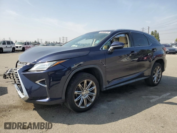 2016 Lexus RX 350 with VIN 2T2ZZMCA5GC001066, listed as a Copart auction lot 60964615 with 41,281 mi miles and Salvage title. Bid and sale history available at DreamBid. Image 1.