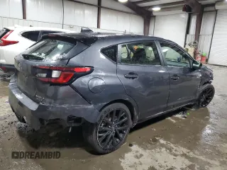 2024 Subaru Impreza RS with VIN JF1GUHJCXR8343638, listed as a Copart auction lot 83423874 with 17,688 mi miles and Salvage Title. Bid and sale history available at carsss.com. Image 3.