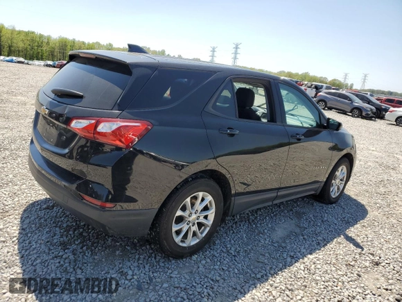 2019 Chevrolet Equinox LS with VIN 2GNAXHEV4K6255075, listed as a Copart auction lot 52241915 with 79,438 mi miles and Salvage Title. Bid and sale history available at DreamBid. Image 3.