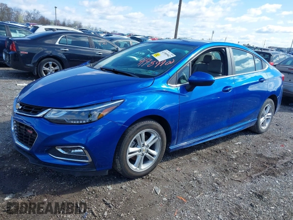 2017 Chevrolet Cruze LT with VIN 1G1BE5SM2H7112480, listed as a IAAI auction lot 41989902 with 76,524 mi miles and . Bid and sale history available at DreamBid. Image 2.