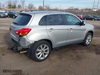 2015 Mitsubishi Outlander Sport ES with VIN 4A4AR3AU1FE028746, listed as a IAAI auction lot 41628263 with 133,367 mi miles. Bid and sale history available at carsss.com. Image 4.