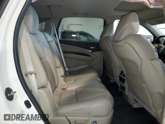 2017 Acura MDX z VIN 5FRYD4H35HB001119, wystawiony jako Copart lot #58194595 z przebiegiem 83 172 mil mil oraz Szkoda całkowita • Salvage title. Historia ofert i sprzedaży dostępna na DreamBid. Obrazek 11.