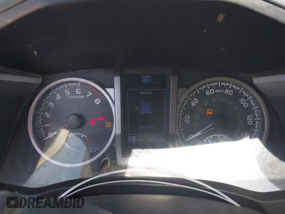 2018 Toyota Tacoma SR with VIN 3TMCZ5AN2JM172829, listed as a IAAI auction lot 42073847 with 136,671 mi miles and . Bid and sale history available at carsss.com. Image 7.