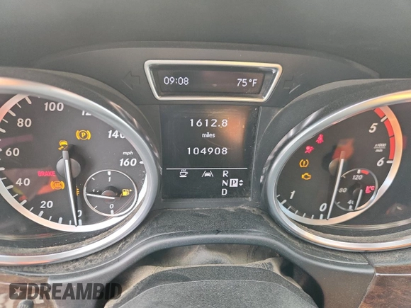 2012 Mercedes-Benz M 350 with VIN 4JGDA2EB8CA087712, listed as a Copart auction lot 63479635 with 104,908 mi miles and Clean title. Bid and sale history available at DreamBid. Image 9.