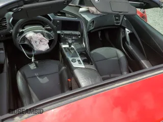2017 Chevrolet Corvette 1LT with VIN 1G1YB2D70H5109758, listed as a Copart auction lot 63205154 with 5,471 mi miles and Salvage Title. Bid and sale history available at carsss.com. Image 8.