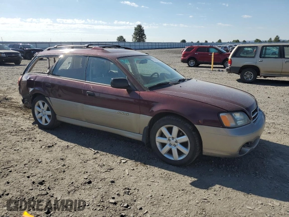 2001 Subaru Legacy Outback with VIN 4S3BH675717608564, listed as a Copart auction lot 65392465 with 232,264 mi miles and Salvage title. Bid and sale history available at DreamBid. Image 4.