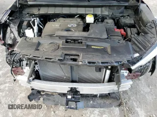 2023 Infiniti QX60 Sensory with VIN 5N1DL1GS4PC368742, listed as a Copart auction lot 84702134 with 24,542 mi miles and Salvage title. Bid and sale history available at DreamBid. Image 12.