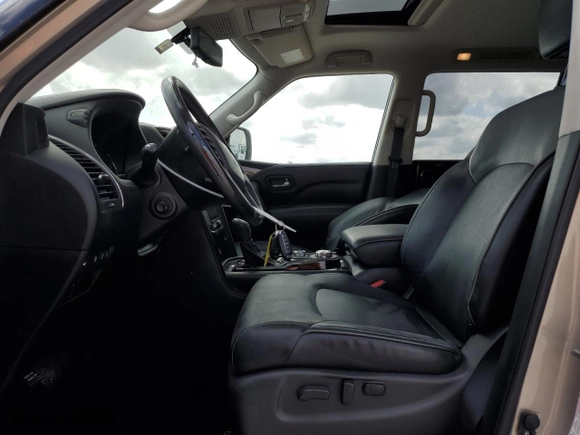 2020 Infiniti QX80 LUXE with VIN JN8AZ2NE0L9251521, listed as a Copart auction lot 44682925 with 46,986 mi miles and Salvage Title. Bid and sale history available at carsss.com. Image 7.