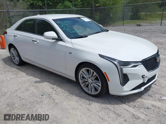 2024 Cadillac CT4 Premium Luxury with VIN 1G6DB5RK5R0103234, listed as a IAAI auction lot 42120527 with Not Provided miles and . Bid and sale history available at DreamBid. Image 1.