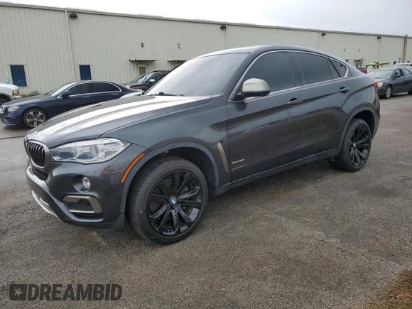 2018 BMW X6 xDrive50i with VIN 5UXKU6C5XJ0W39056, listed as a Copart auction lot 75116634 with 90,043 mi miles and Salvage Title. Bid and sale history available at carsss.com. Image 1.