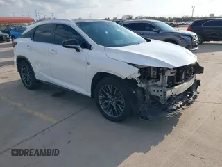 2017 Lexus RX with VIN 2T2BGMCAXHC012458, listed as a IAAI auction lot 41515915 with 127,709 mi miles. Bid and sale history available at carsss.com. Image 1.