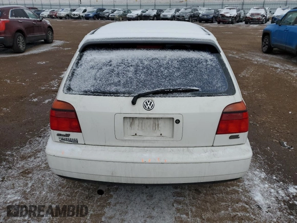 1997 Volkswagen Golf с VIN 3VWFA81H5VM008980, выставлен на аукционе Copart как лот 45336405 с пробегом 119 529 миль миль и Списание • Salvage title. История ставок и продаж доступна на DreamBid. Изображение 6.