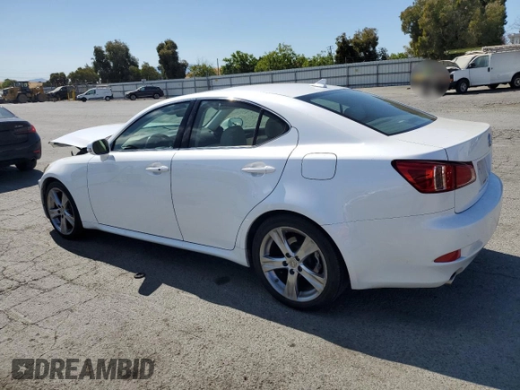 2013 Lexus IS 250 с VIN JTHBF5C2XD5187496, выставлен на аукционе Copart как лот 65403695 с пробегом 157 753 миль миль и Списание • Salvage title. История ставок и продаж доступна на DreamBid. Изображение 2.