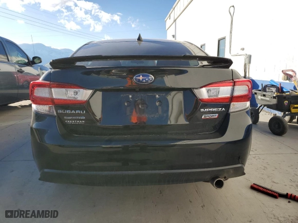 2021 Subaru Impreza Sport with VIN 4S3GKAM60M3605010, listed as a Copart auction lot 46647044 with 0 mi miles and Salvage Title. Bid and sale history available at carsss.com. Image 6.