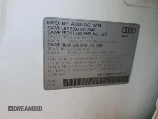 2015 Audi Q5 with VIN WA1CFBFP3FA021711, listed as a Copart auction lot 71991832 with Not provided miles and . Bid and sale history available at DreamBid. Image 16.