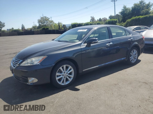 2011 Lexus ES with VIN JTHBK1EG5B2459710, listed as a Copart auction lot 54175585 with 106,680 mi miles and Salvage Title. Bid and sale history available at carsss.com. Image 1.