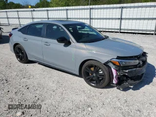 2025 Honda Civic Si with VIN 2HGFE1E59SH474101, listed as a Copart auction lot 51565695 with 6,988 mi miles and Salvage title. Bid and sale history available at DreamBid. Image 4.