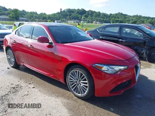 2017 Alfa Romeo Giulia Ti with VIN ZARFAEEN1H7549000, listed as a IAAI auction lot 42516891 with 100,217 mi miles and . Bid and sale history available at DreamBid. Image 1.