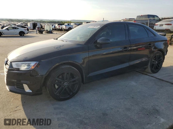 2018 Audi A3 Premium with VIN WAUAUGFF3J1092839, listed as a Copart auction lot 61115184 with 88,313 mi miles and Salvage Title. Bid and sale history available at DreamBid. Image 1.