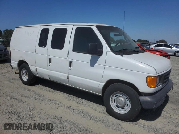 2006 Ford Econoline Cargo with VIN 1FTRE14L76HA44073, listed as a Copart auction lot 60937715 with 387,722 mi miles and Clean title. Bid and sale history available at DreamBid. Image 4.