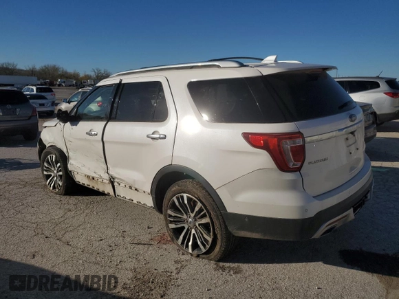 2016 Ford Explorer Platinum with VIN 1FM5K8HT5GGD13491, listed as a Copart auction lot 80239324 with Not Provided miles and Salvage Title. Bid and sale history available at DreamBid. Image 2.