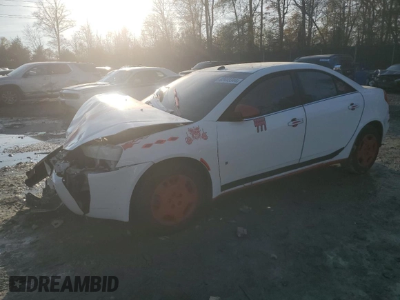 2008 Pontiac G6 1SV Value Leader with VIN 1G2ZF57B684190843, listed as a Copart auction lot 87801795 with 0 mi miles and Non Repairable. Bid and sale history available at carsss.com. Image 1.