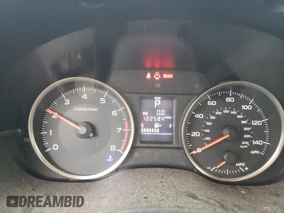 2016 Subaru Crosstrek Premium with VIN JF2GPABC4G8268571, listed as a Copart auction lot 61237445 with 122,584 mi miles and Salvage title. Bid and sale history available at DreamBid. Image 9.