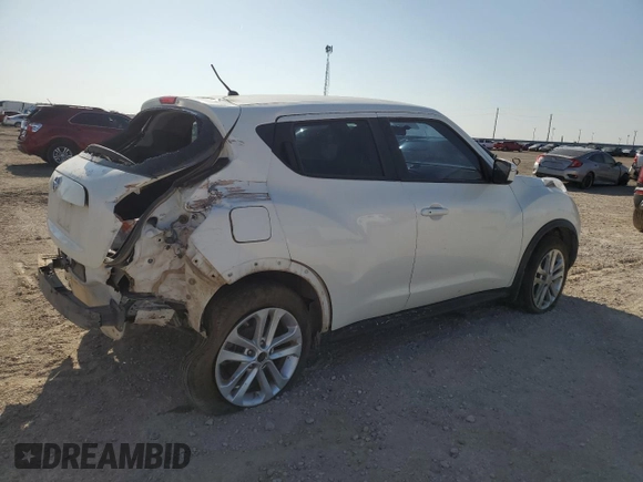 2015 Nissan Juke S with VIN JN8AF5MV9FT561895, listed as a Copart auction lot 51262775 with 100,623 mi miles and Salvage Title. Bid and sale history available at carsss.com. Image 3.