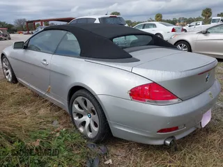2005 BMW 6 Series 645Ci with VIN WBAEK73475B322960, listed as a IAAI auction lot 41044973 with Not Provided miles. Bid and sale history available at carsss.com. Image 3.