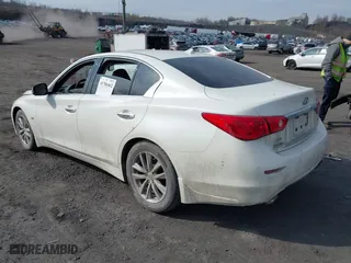 2017 Infiniti Q50 3.0t Premium with VIN JN1EV7AR7HM840457, listed as a IAAI auction lot 41706462 with 98,371 mi miles. Bid and sale history available at carsss.com. Image 3.