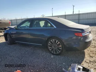 2017 Lincoln Continental Reserve with VIN 1LN6L9NC1H5629480, listed as a Copart auction lot 42441525 with 91,784 mi miles and Salvage Title. Bid and sale history available at carsss.com. Image 2.