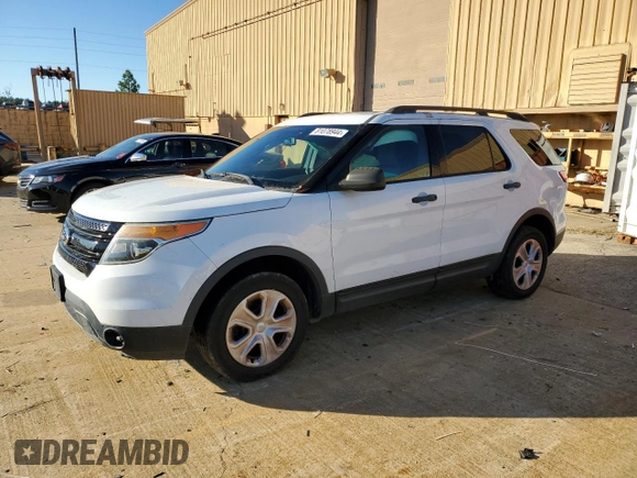 2015 Ford Utility Police Interceptor with VIN 1FM5K8AR2FGA21634, listed as a Copart auction lot 81078944 with 53,664 mi miles and Salvage Title. Bid and sale history available at carsss.com. Image 1.