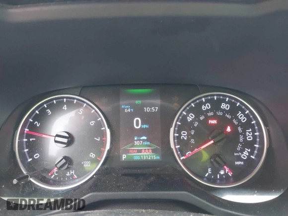 2019 Toyota RAV4 LE with VIN JTMH1RFV2KJ005625, listed as a IAAI auction lot 42187600 with 131,215 mi miles and . Bid and sale history available at DreamBid. Image 7.