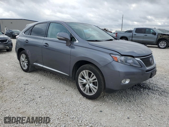 2012 Lexus RX 450h with VIN JTJZB1BA5C2006346, listed as a Copart auction lot 86299484 with 160,696 mi miles and Salvage title. Bid and sale history available at DreamBid. Image 4.