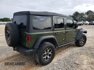 2022 Jeep Wrangler Unlimited Rubicon with VIN 1C4HJXFN1NW176037, listed as a Copart auction lot 44835045 with 36,043 mi miles and Salvage title. Bid and sale history available at DreamBid. Image 3.