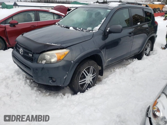 2008 Toyota RAV4 Sport with VIN JTMBK32V086044490, listed as a Copart auction lot 86420124 with 366,611 mi miles and Salvage Title. Bid and sale history available at carsss.com. Image 1.