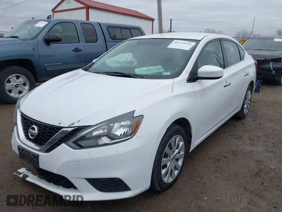 2017 Nissan Sentra SV with VIN 3N1AB7AP9HY312390, listed as a IAAI auction lot 41723913 with 119,391 mi miles. Bid and sale history available at carsss.com. Image 17.