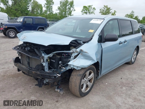 2016 Toyota Sienna L with VIN 5TDZK3DC5GS710011, listed as a IAAI auction lot 42358731 with 119,104 mi miles and . Bid and sale history available at DreamBid. Image 18.