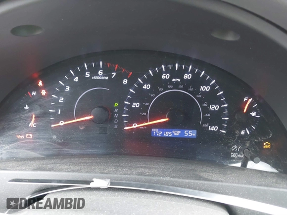 2011 Toyota Camry LE with VIN 4T1BF3EK1BU667282, listed as a IAAI auction lot 41799437 with 172,185 mi miles. Bid and sale history available at carsss.com. Image 7.