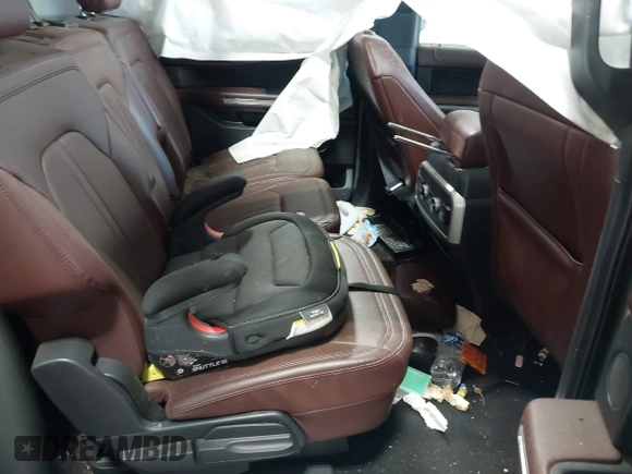 2022 Ford Expedition Max Limited with VIN 1FMJK2AT7NEA30105, listed as a IAAI auction lot 42583276 with 84,334 mi miles and . Bid and sale history available at DreamBid. Image 8.
