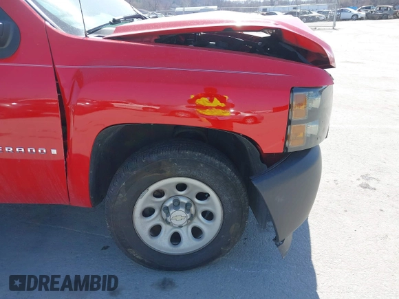 2008 Chevrolet Silverado 1500 Work Truck with VIN 1GCEC14XX8Z188186, listed as a IAAI auction lot 41775864 with 76,712 mi miles. Bid and sale history available at carsss.com. Image 12.