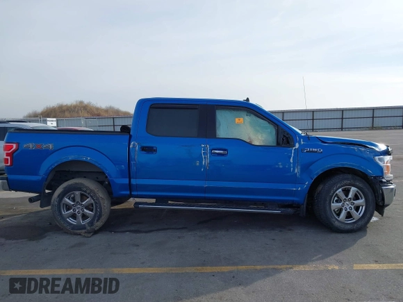2019 Ford F-150 XL with VIN 1FTEW1E42KKE62265, listed as a IAAI auction lot 41477922 with 22,910 mi miles. Bid and sale history available at carsss.com. Image 14.