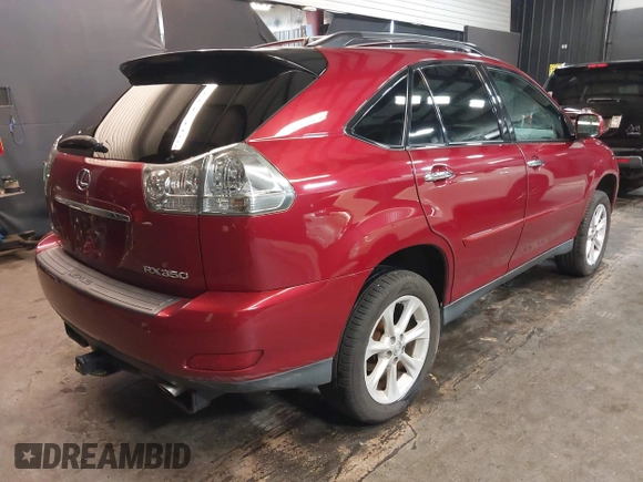 2009 Lexus RX 350 with VIN 2T2HK31U59C134565, listed as a IAAI auction lot 42180408 with 99,716 mi miles and . Bid and sale history available at DreamBid. Image 4.