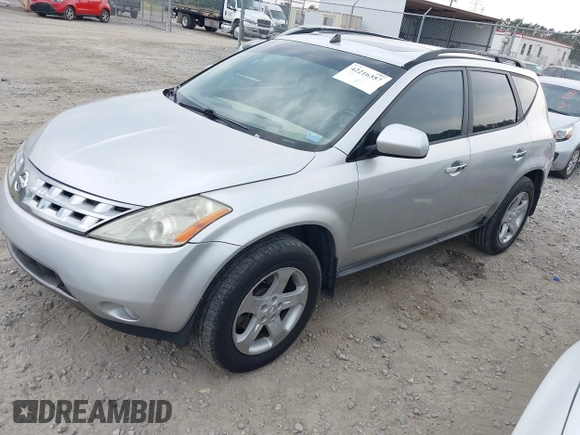 2003 Nissan Murano SE z VIN JN8AZ08TX3W103022, wystawiony jako IAAI lot #42216357 z przebiegiem 208 838 mil mil oraz . Historia ofert i sprzedaży dostępna na DreamBid. Obrazek 2.