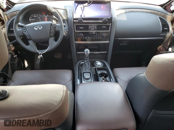 2022 Infiniti QX80 PREMIUM SELECT with VIN JN8AZ2AE8N9291774, listed as a Copart auction lot 44748755 with 42,604 mi miles and Clean Title. Bid and sale history available at carsss.com. Image 8.