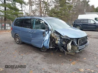 2008 Honda Odyssey EX-L with VIN 5FNRL38678B092343, listed as a IAAI auction lot 40974522 with 209,280 mi miles and . Bid and sale history available at DreamBid. Image 1.