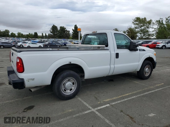 2013 Ford F-250 XL with VIN 1FTBF2A60DEB82054, listed as a Copart auction lot 50368074 with 34,182 mi miles and Clean Title. Bid and sale history available at DreamBid. Image 3.